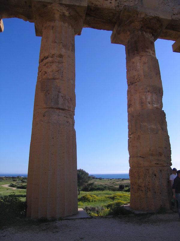 Greek temples in Selinunte - Sicily by bike