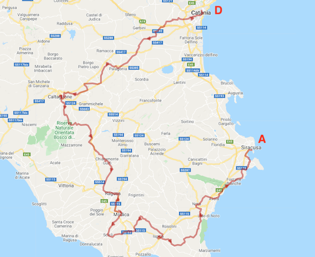Itinerary - A taste of southern Sicily by bike